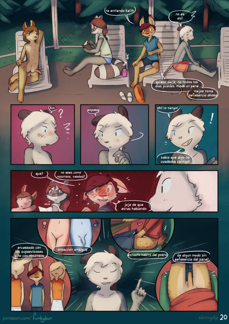 [Funkybun] Skinny dip [Esp] Oneshot - Page 21