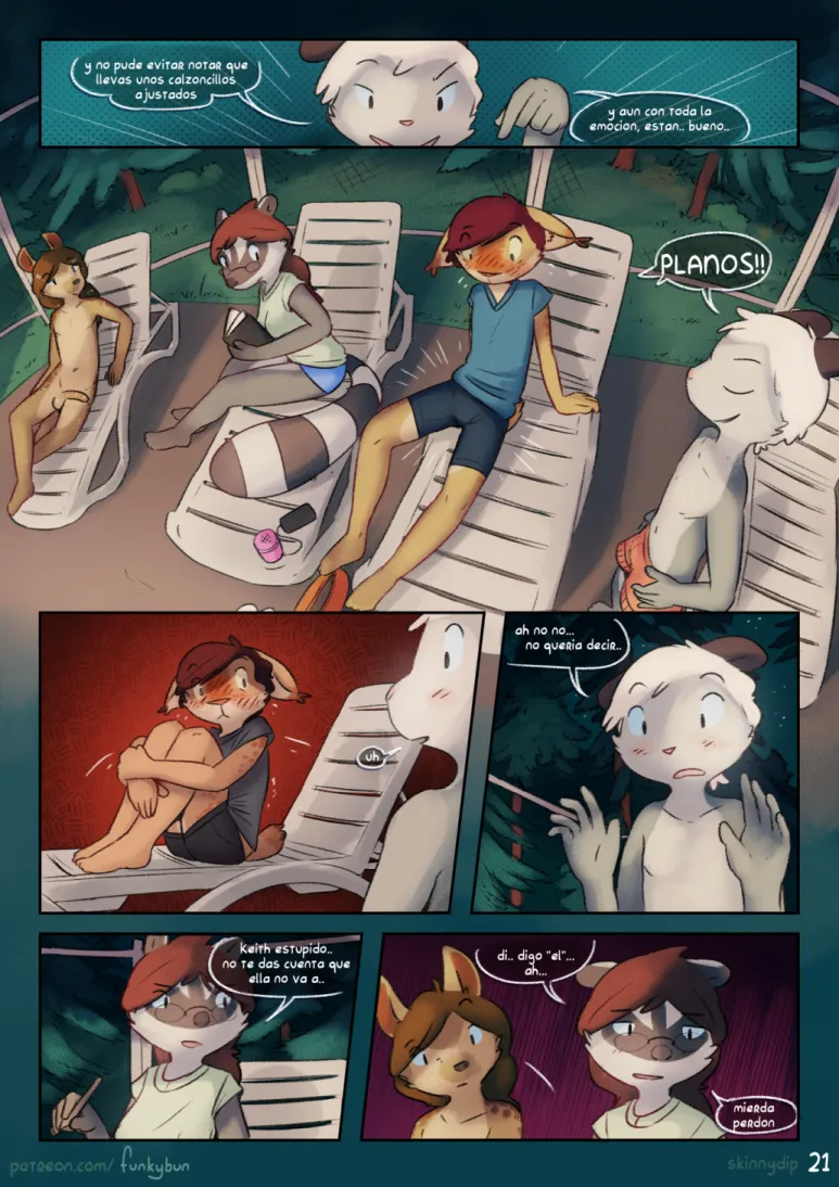 [Funkybun] Skinny dip [Esp] Oneshot - Page 22
