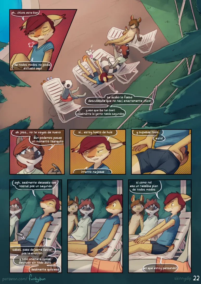 [Funkybun] Skinny dip [Esp] Oneshot - Page 23