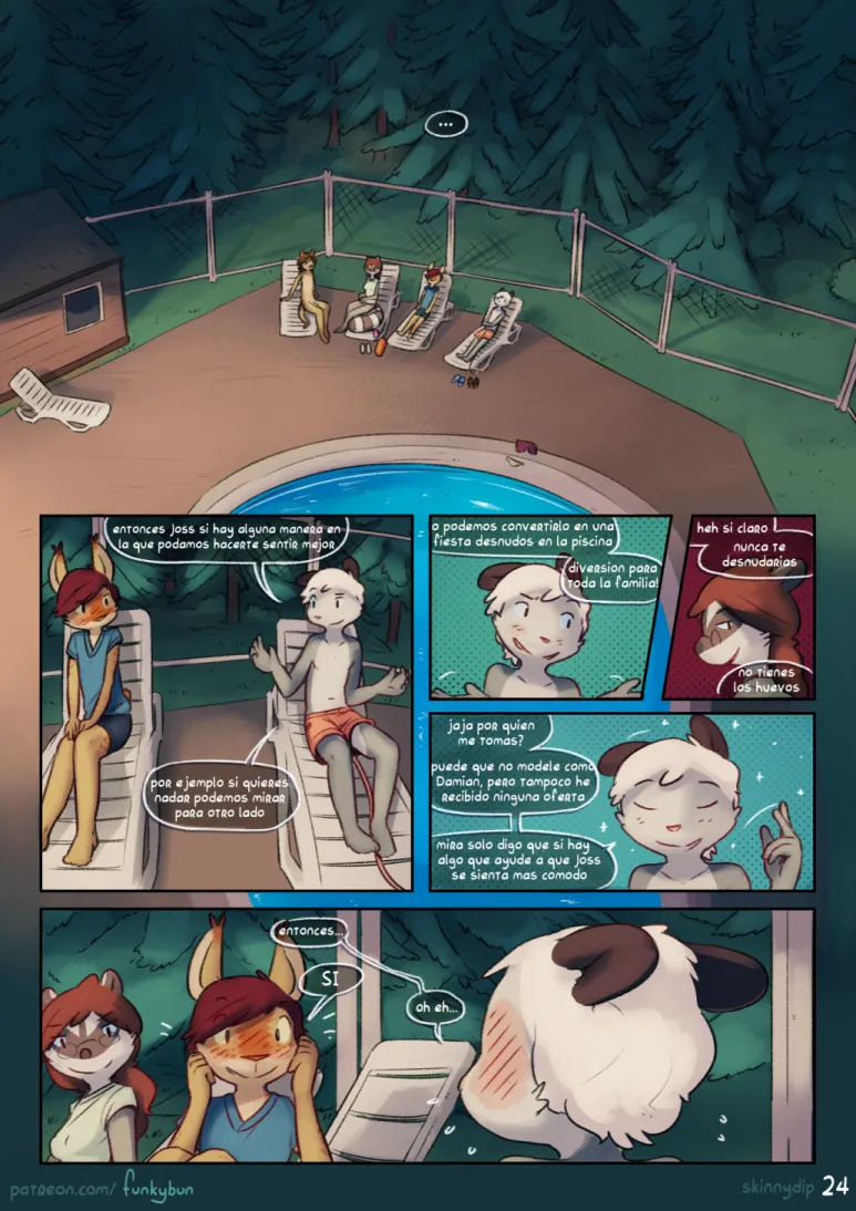 [Funkybun] Skinny dip [Esp] Oneshot - Page 25