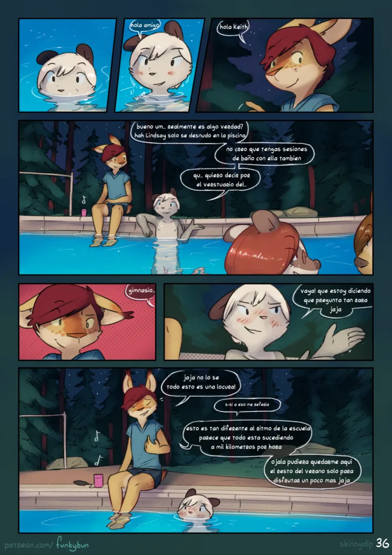 [Funkybun] Skinny dip [Esp] Oneshot - Page 37
