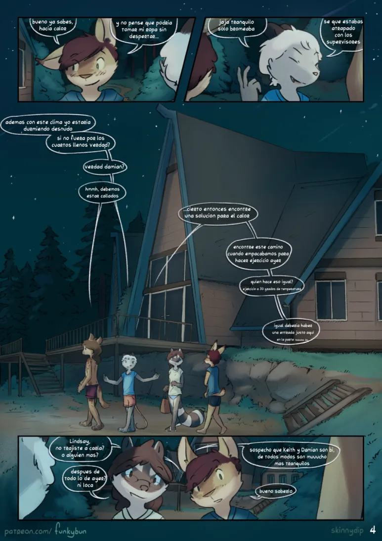 [Funkybun] Skinny dip [Esp] Oneshot - Page 5