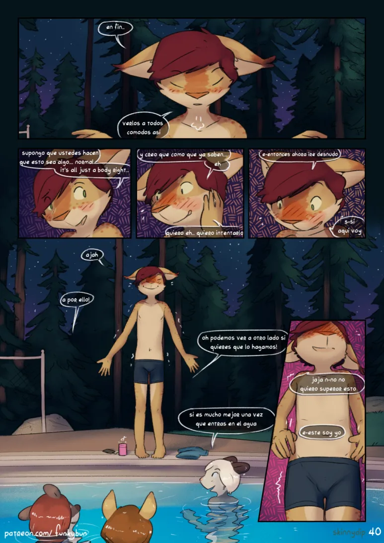 [Funkybun] Skinny dip [Esp] Oneshot - Page 41