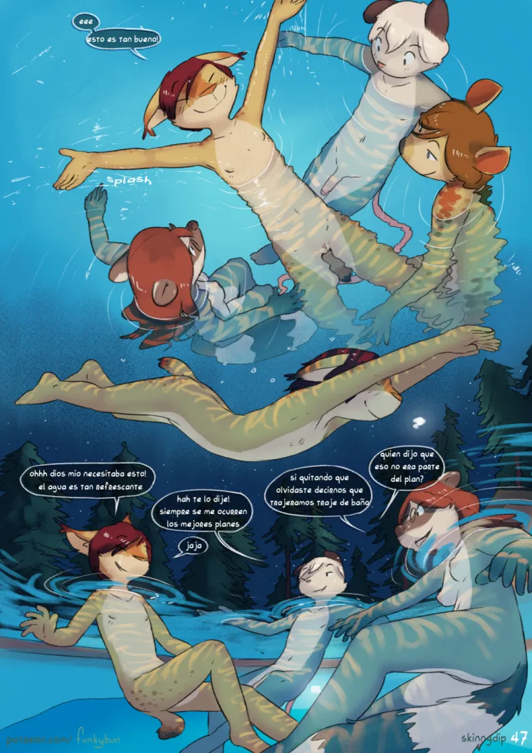 [Funkybun] Skinny dip [Esp] Oneshot - Page 48