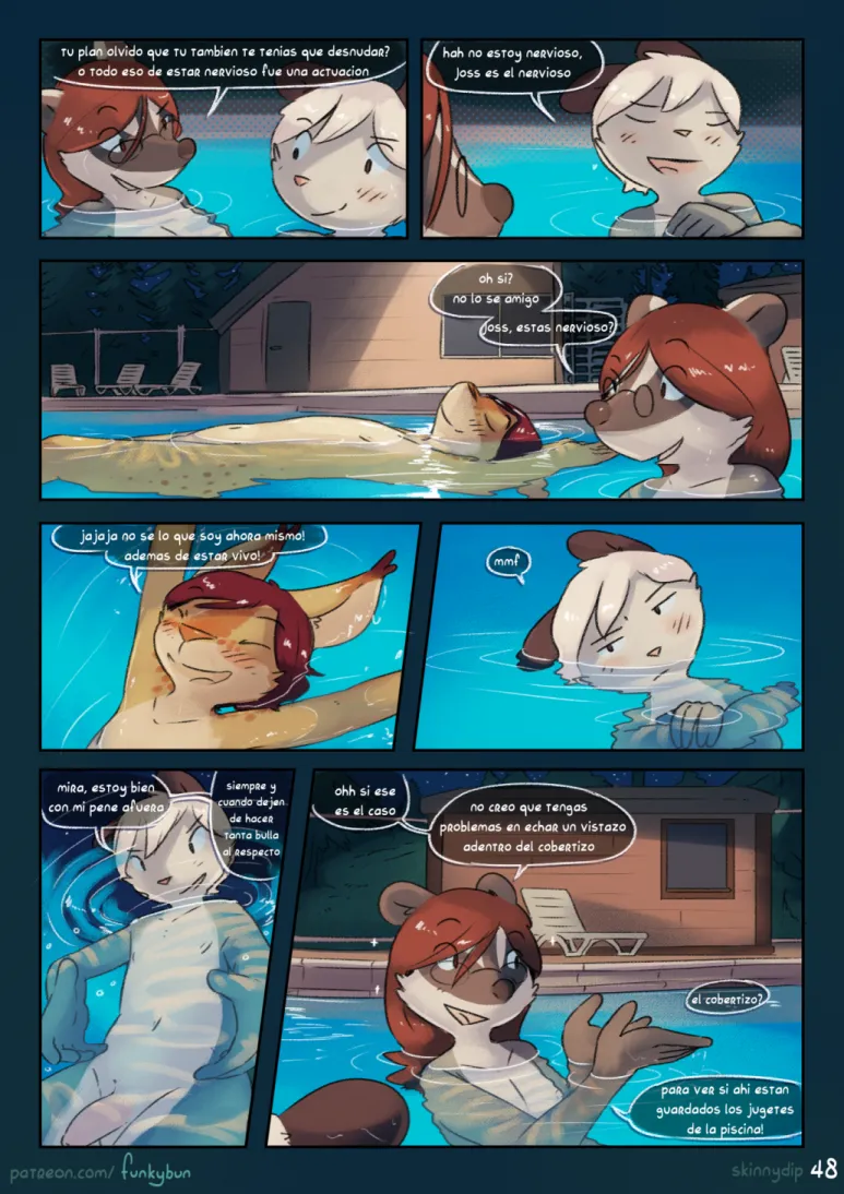 [Funkybun] Skinny dip [Esp] Oneshot - Page 49