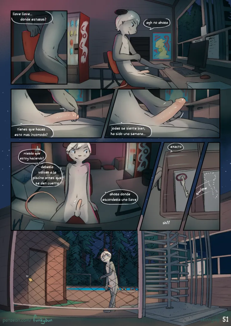 [Funkybun] Skinny dip [Esp] Oneshot - Page 52