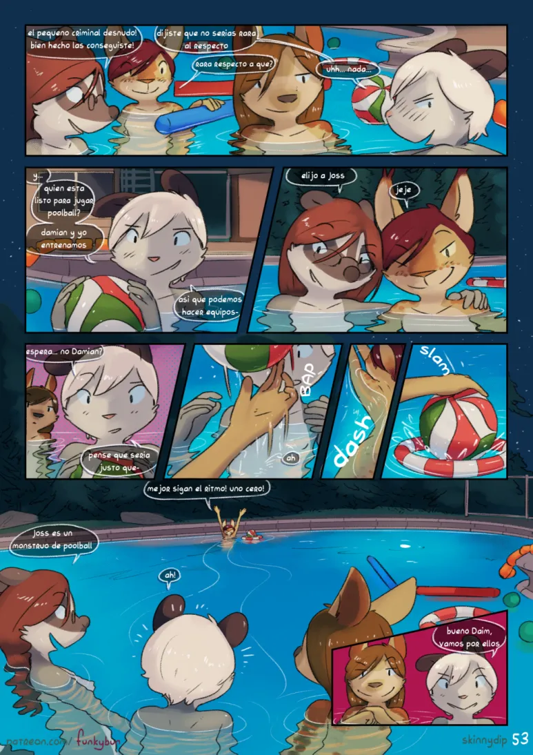 [Funkybun] Skinny dip [Esp] Oneshot - Page 54