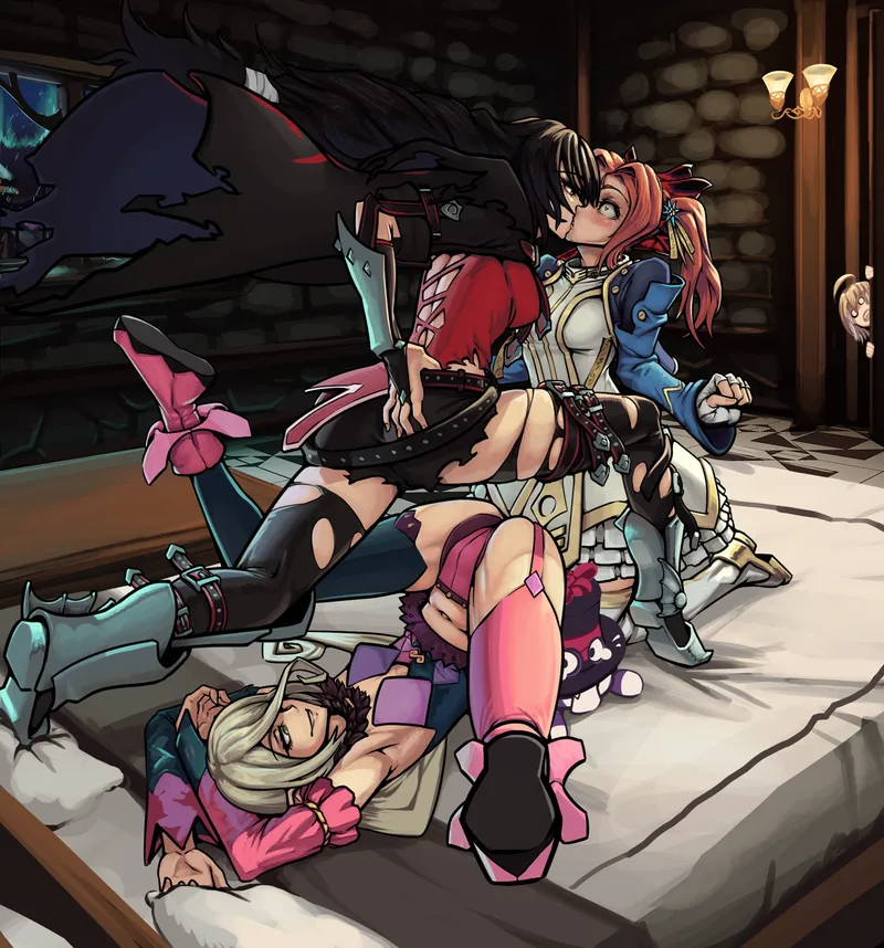 Futa Velvet x Magilou x Eleanor 1