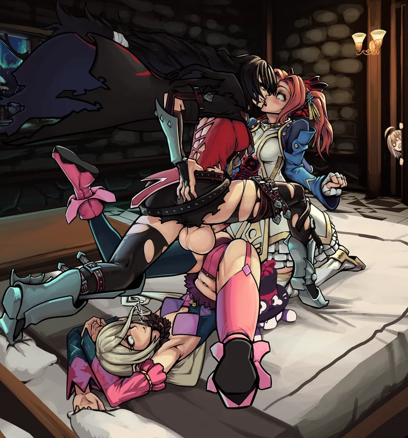 Futa Velvet x Magilou x Eleanor 5