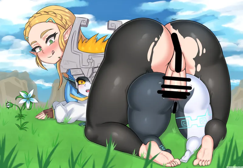Futa Zelda x Midna 5