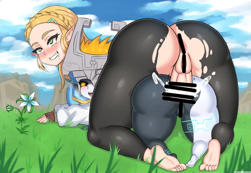 Futa Zelda x Midna 7
