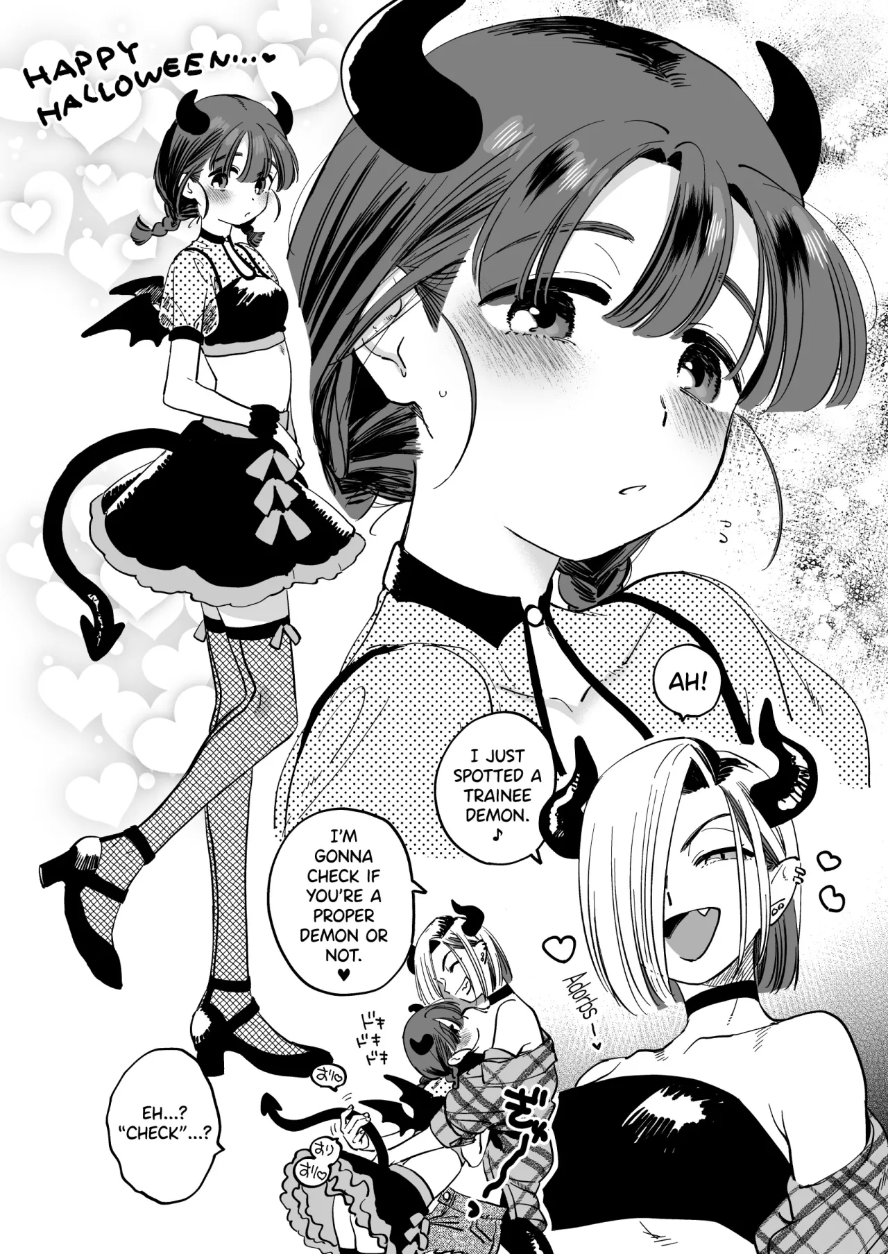 Futanari Akuma-san to Hiruyasumi ~Appli de Shoukan Shitara Oishiku Itadakarchaimashita~ + Happy Halloween 40