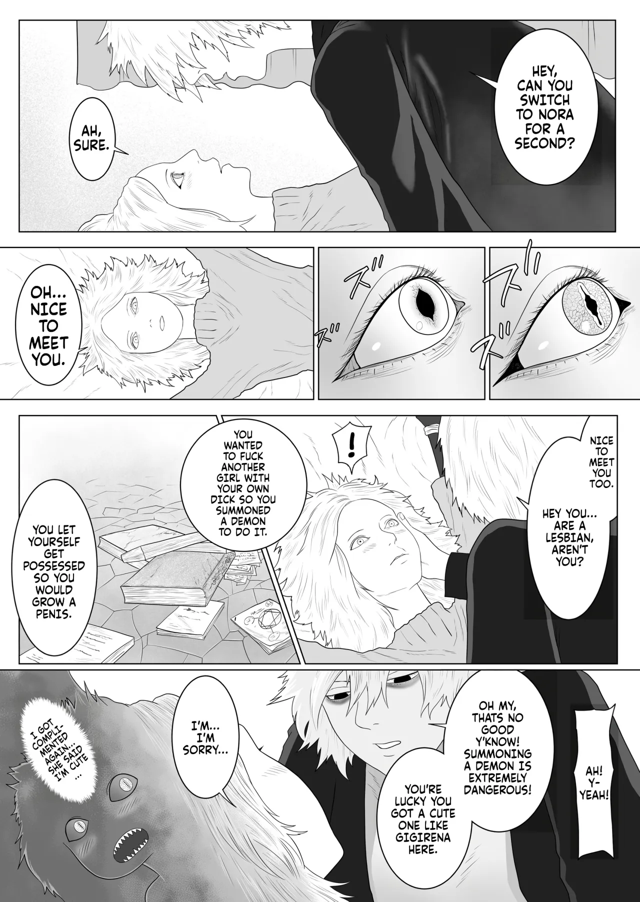 Futanari Akuma to Akuma Haraishi 10
