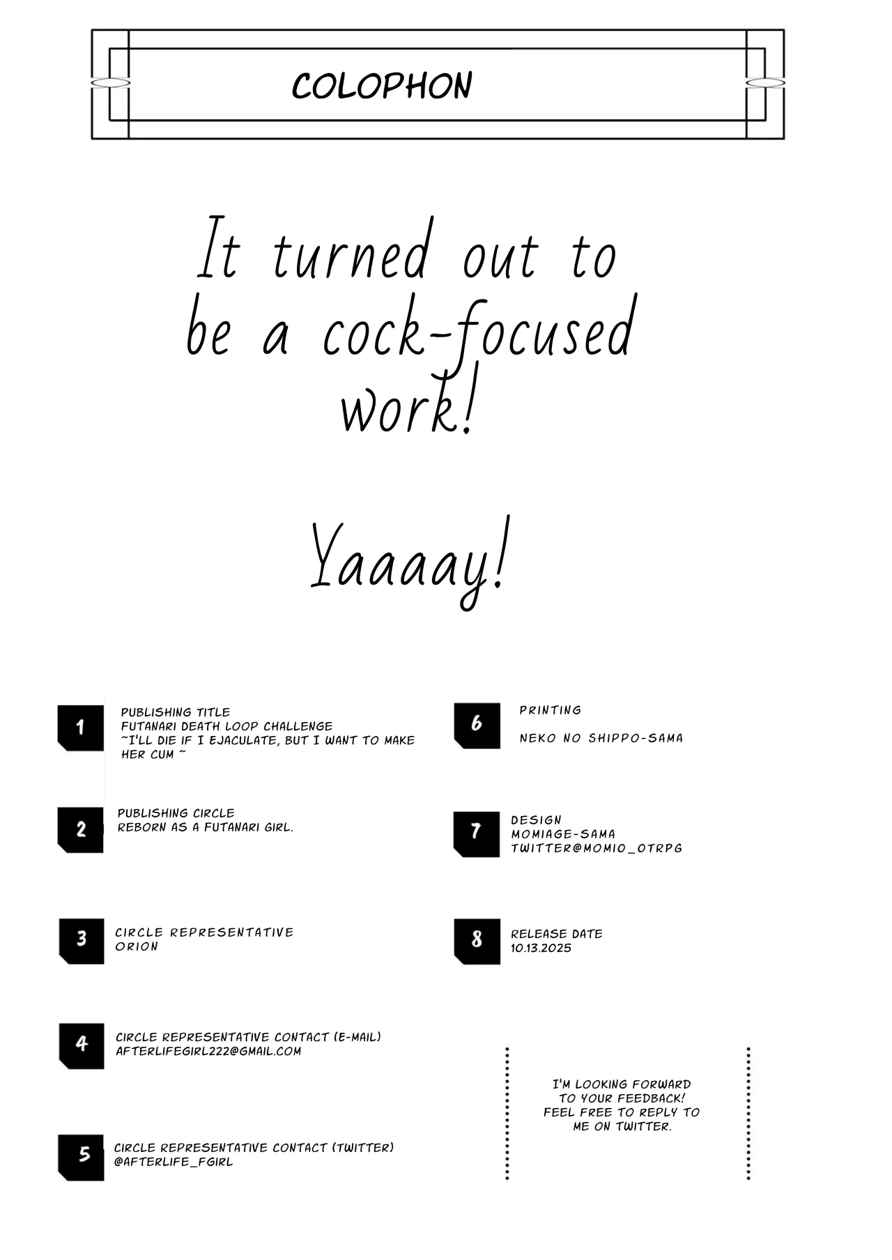 Futanari Deathloop Challenge ~I'll Die If I Ejaculate, But I Want to Make Her Cum~ 36