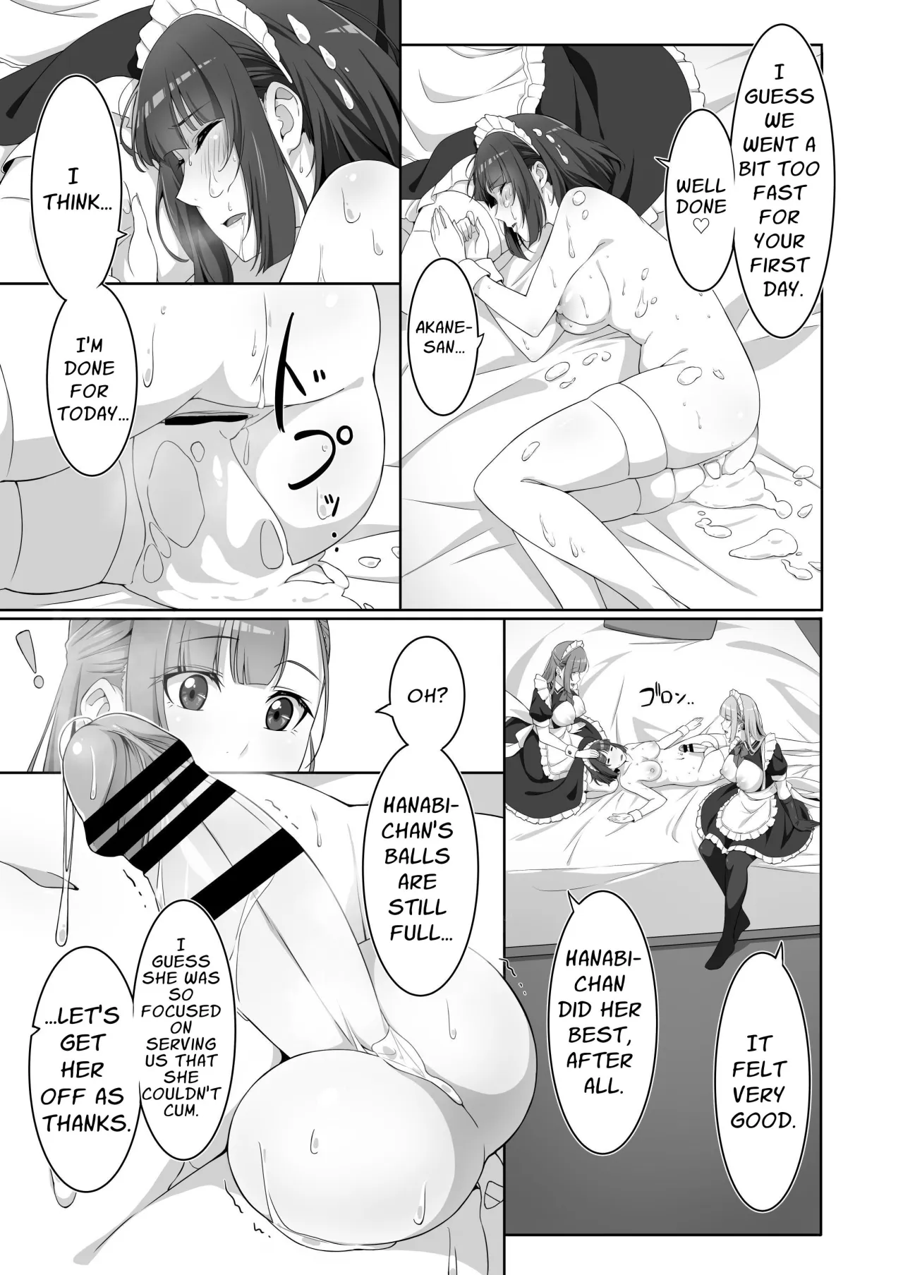 Futanari Maid no Milk Houshi 22