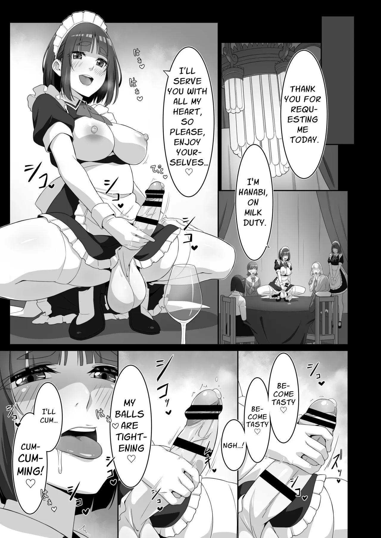 Futanari Maid no Milk Houshi 26