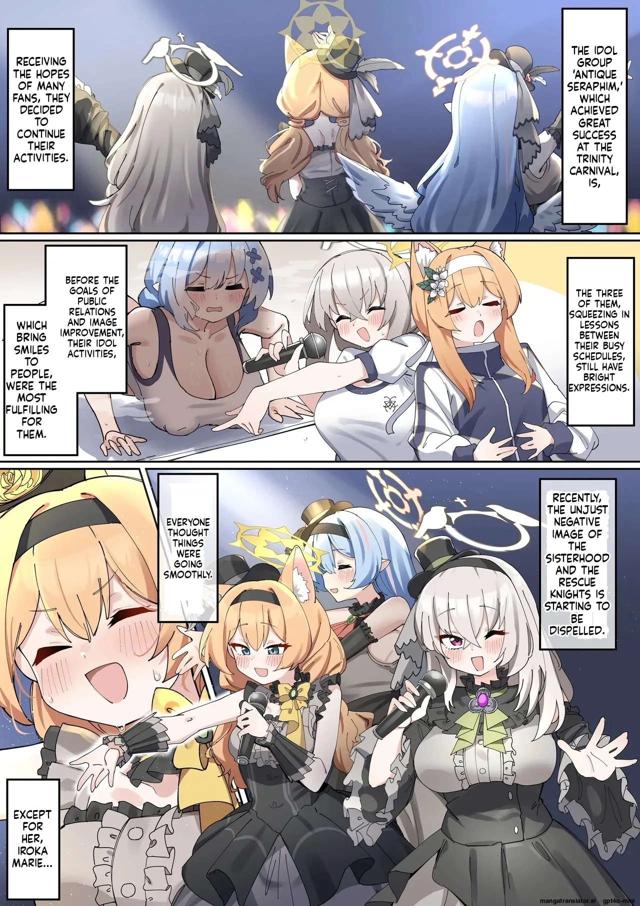 Futanari Mari-chan ga Osaru-san ni Naranai You ni Ganbaru Manga [MTL] 2