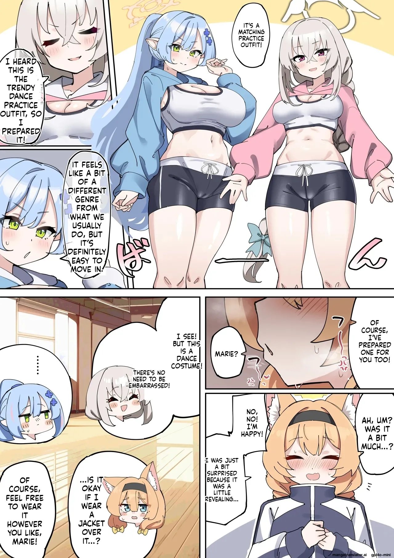 Futanari Mari-chan ga Osaru-san ni Naranai You ni Ganbaru Manga [MTL] 11