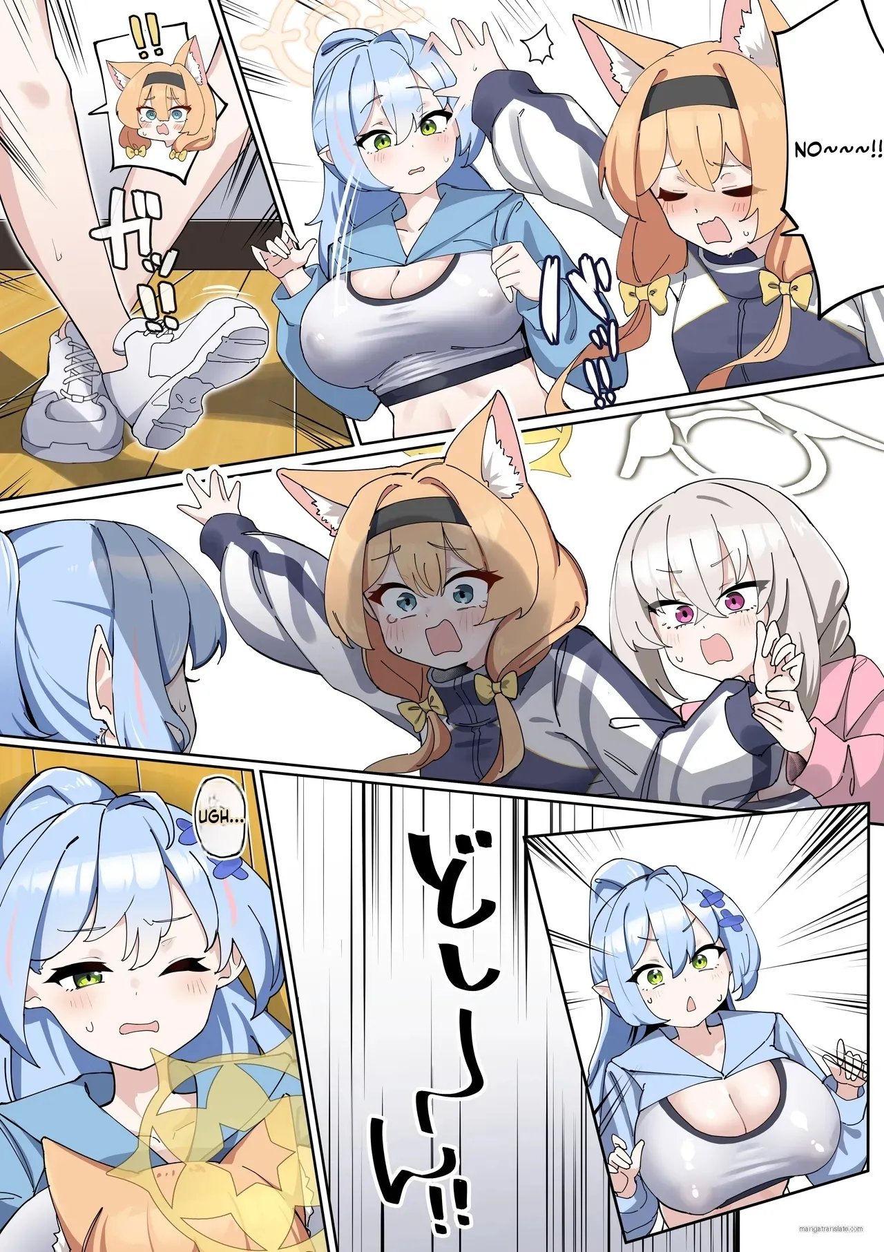 Futanari Mari-chan ga Osaru-san ni Naranai You ni Ganbaru Manga [MTL] 14