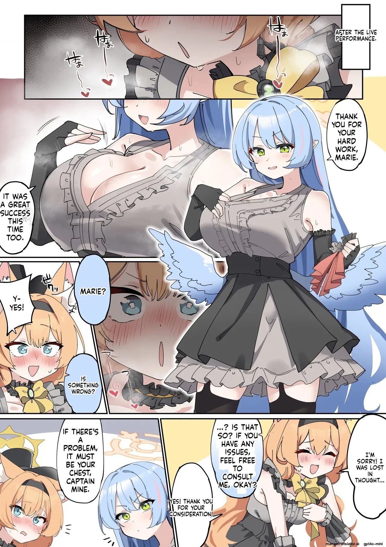 Futanari Mari-chan ga Osaru-san ni Naranai You ni Ganbaru Manga [MTL] 3