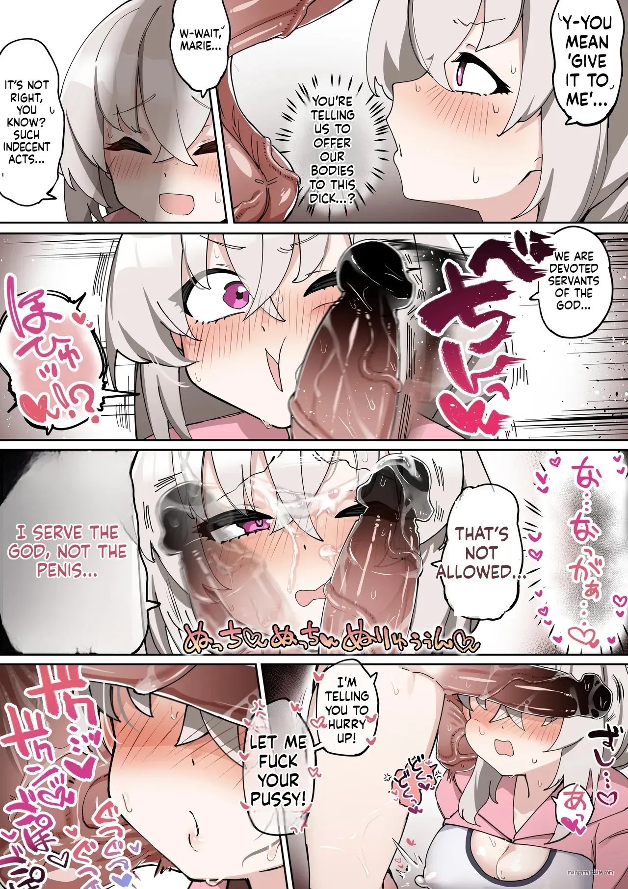 Futanari Mari-chan ga Osaru-san ni Naranai You ni Ganbaru Manga [MTL] 24