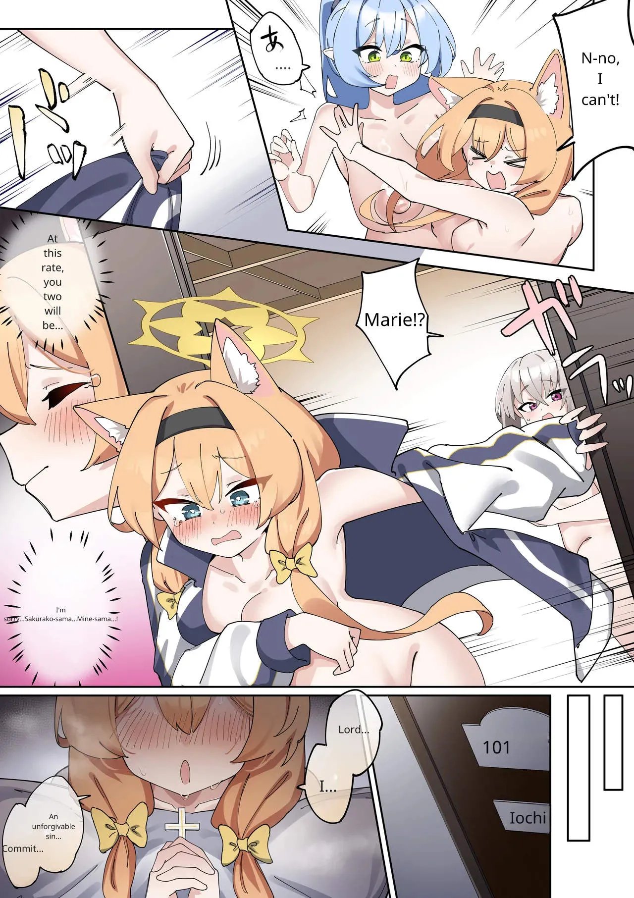 Futanari Mari-chan ga Osaru-san ni Naranai You ni Ganbaru Manga [MTL] 41