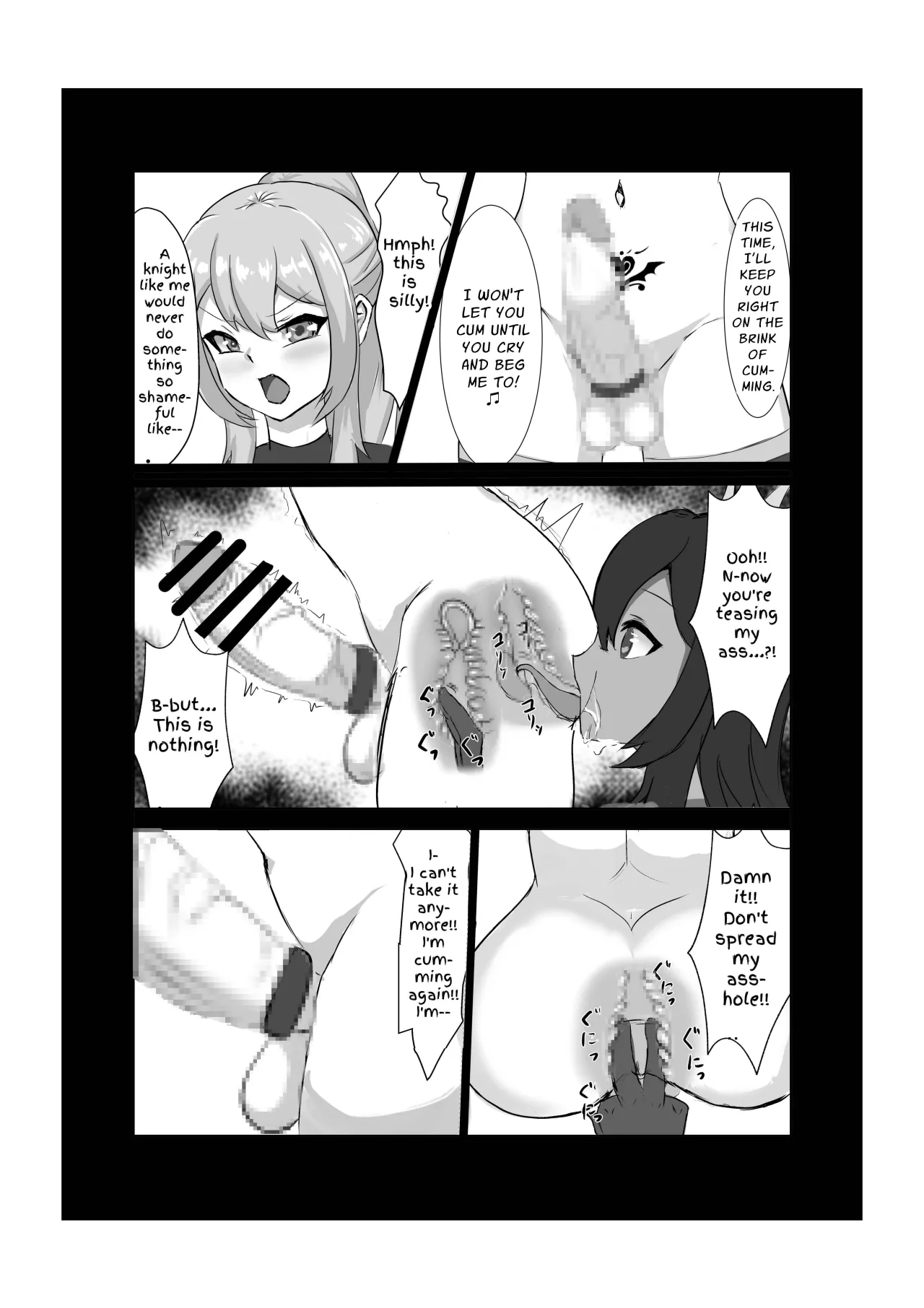 Futanari Onna Kishi, Zako Chinpo Naburare Renzoku Shasei de Buzama ni Inma Ochi suru 29