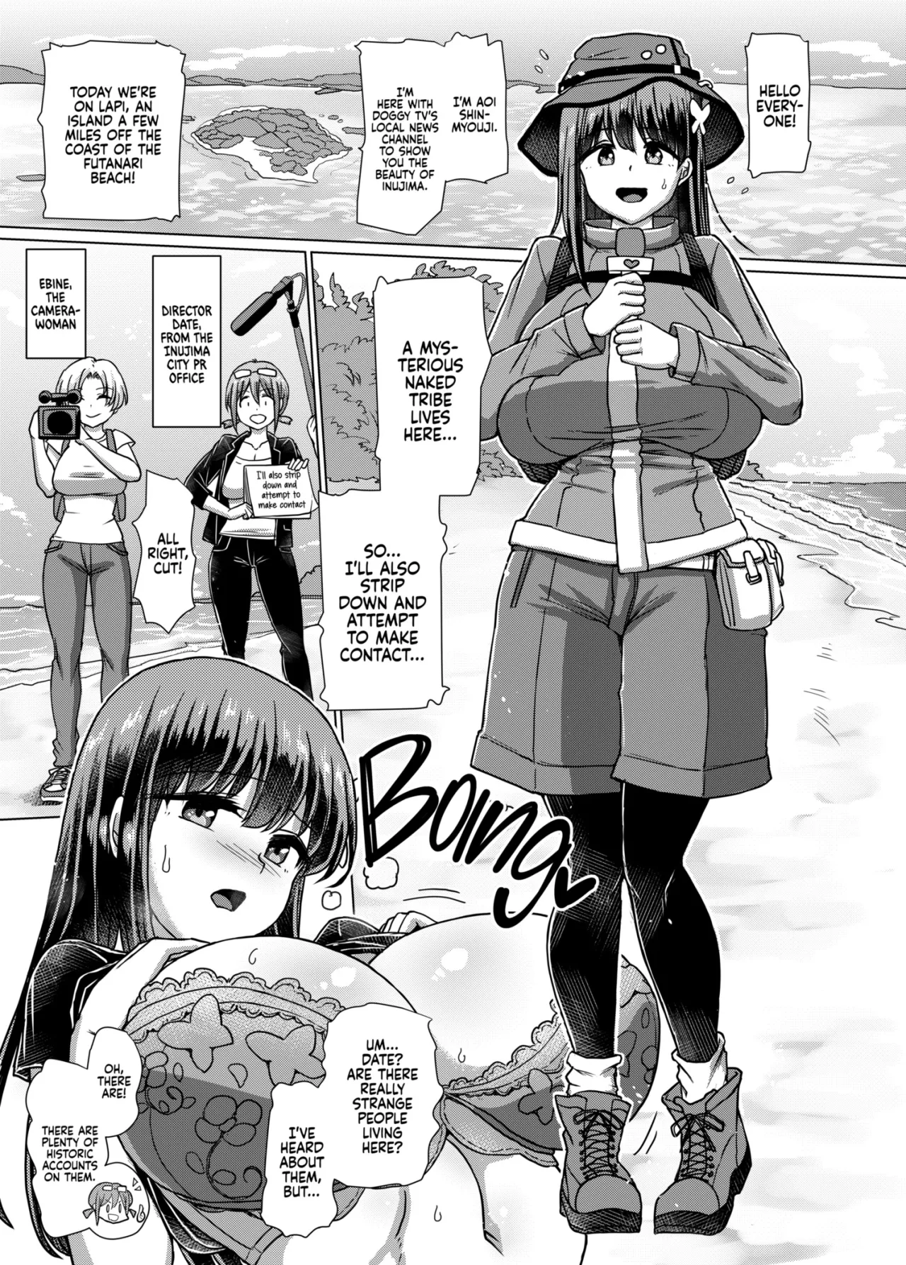 Futanari Shizen Bangumi no Tanken Reporter - Decensored 2