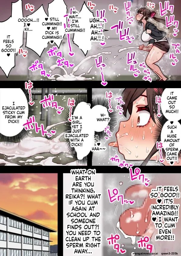 Futanari Teacher at a Girls' School Destroys the Class with Her Cock 12