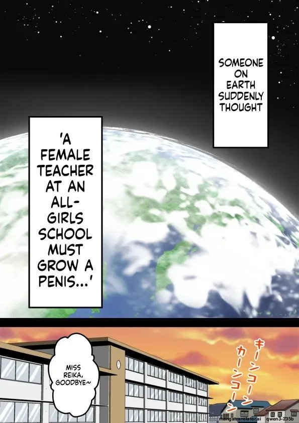 Futanari Teacher at a Girls' School Destroys the Class with Her Cock 3