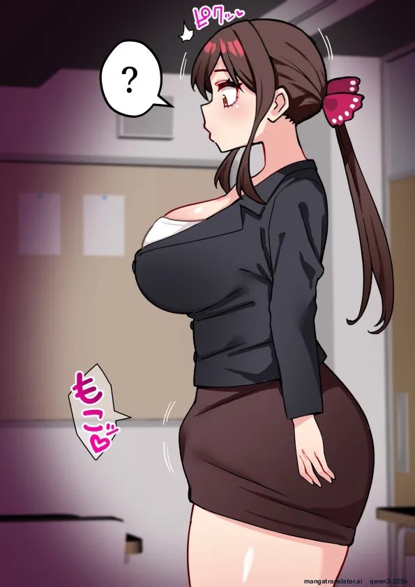 Futanari Teacher at a Girls' School Destroys the Class with Her Cock 5