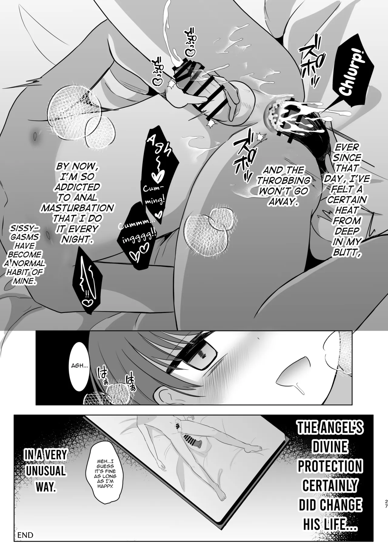 Futanari Tenshi no Seiya Shugo ~Maigo no Tenshi ni Erabareta Anata wa, Amaku Aragaenai Seinaru Kago o Ukeru~ 25