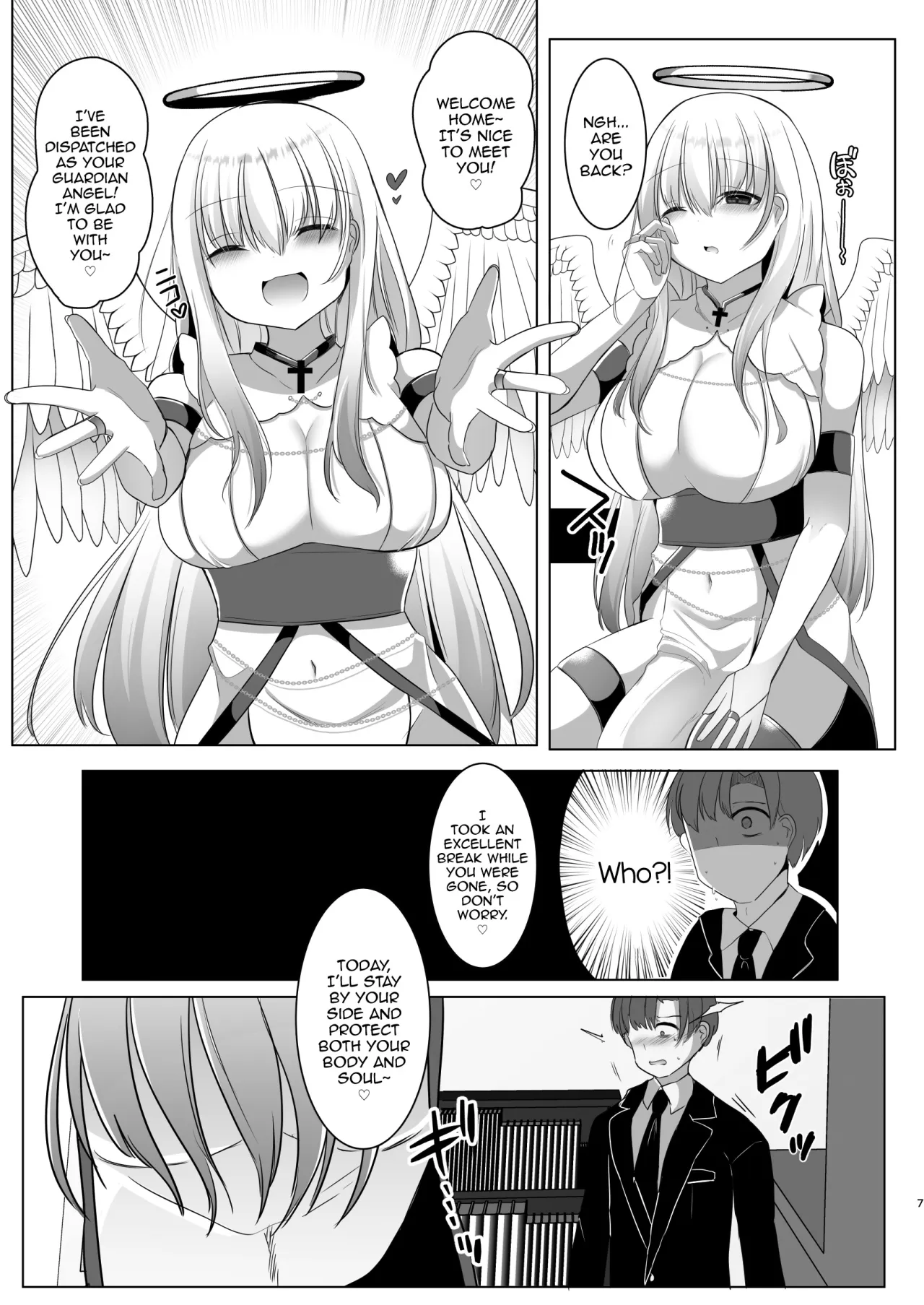 Futanari Tenshi no Seiya Shugo ~Maigo no Tenshi ni Erabareta Anata wa, Amaku Aragaenai Seinaru Kago o Ukeru~ 5