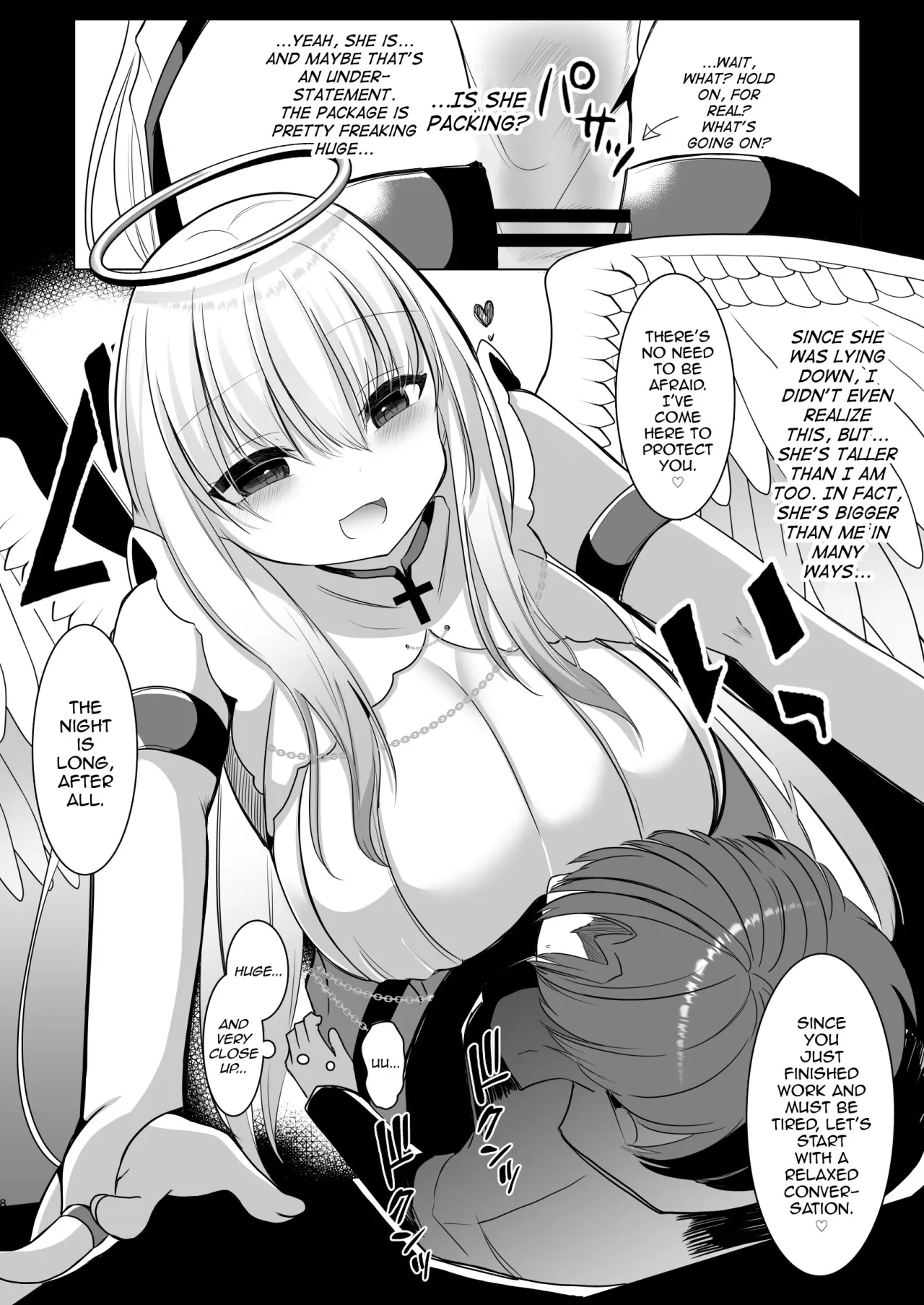Futanari Tenshi no Seiya Shugo ~Maigo no Tenshi ni Erabareta Anata wa, Amaku Aragaenai Seinaru Kago o Ukeru~ 6