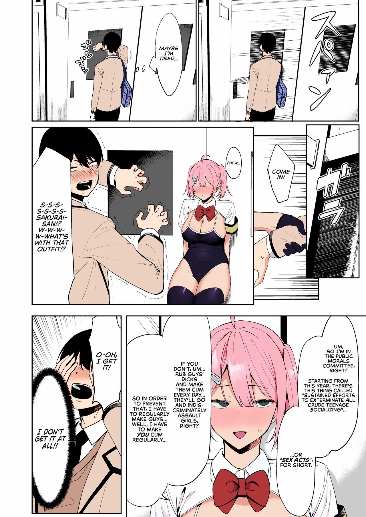 Fuuki Iin to Fuuzoku Katsudou | SEX ACTS with a Member of the Public Moral Committee 1 — Color (Decensored) 13