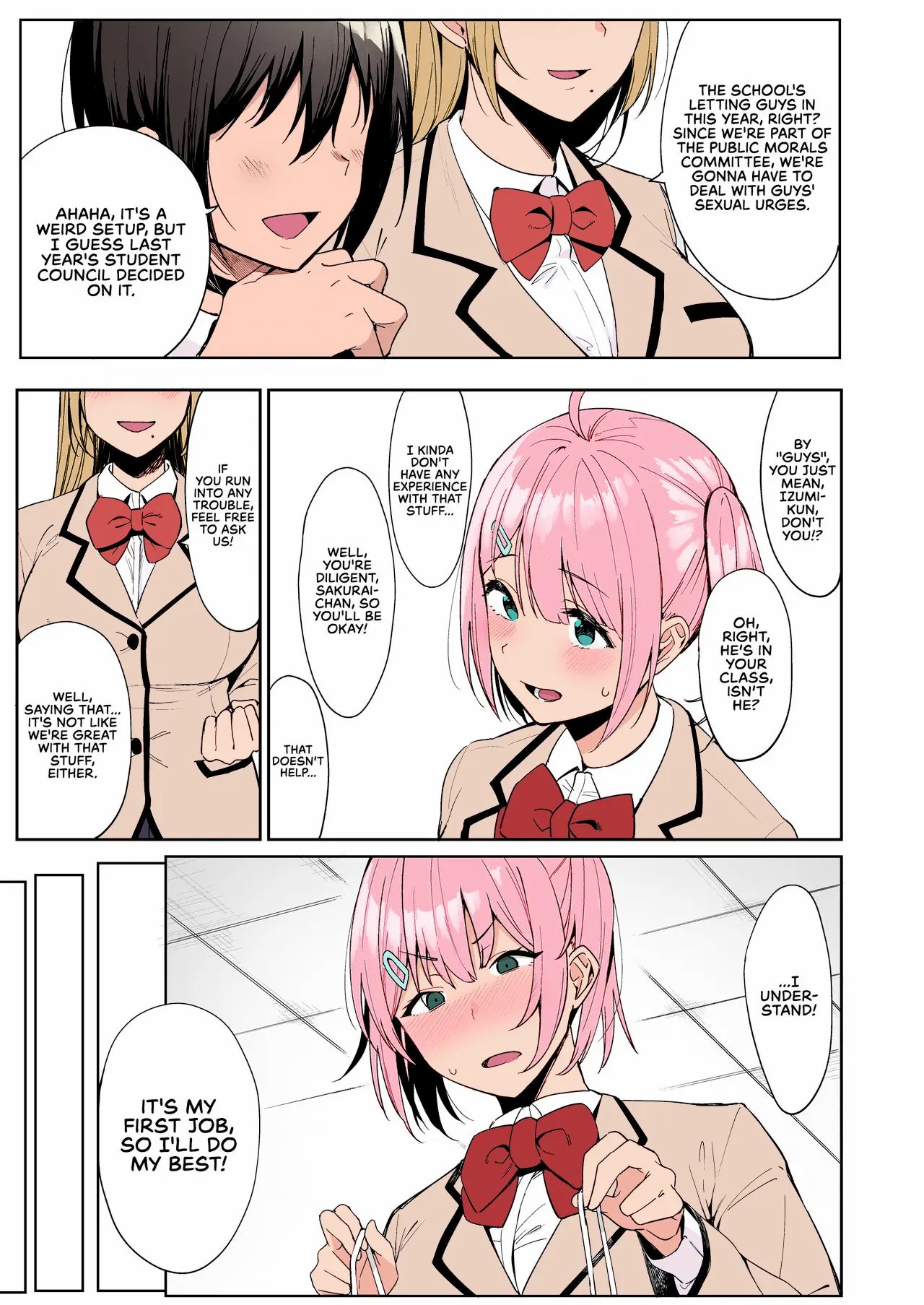 Fuuki Iin to Fuuzoku Katsudou | SEX ACTS with a Member of the Public Moral Committee 1 — Color (Decensored) 10