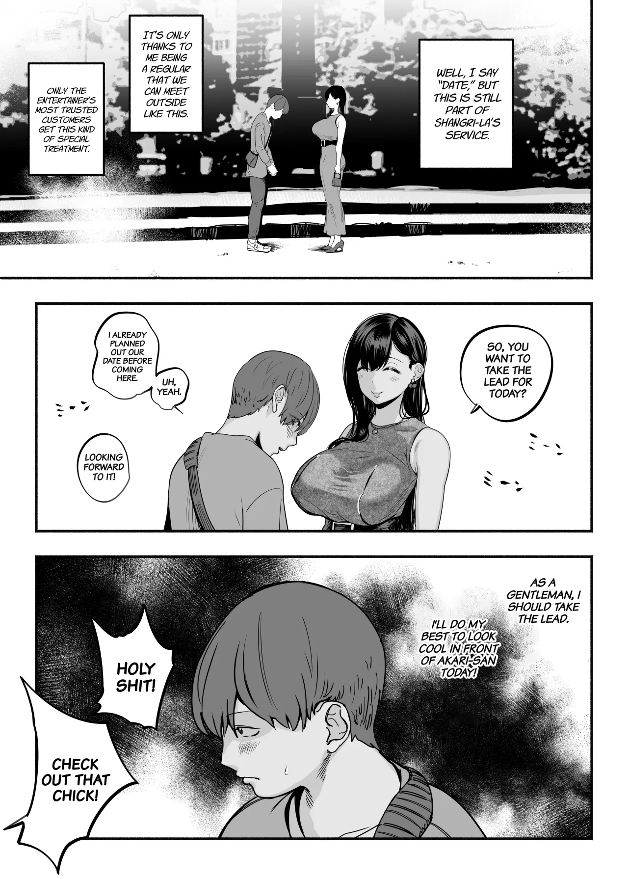 Gachikoi Fuuzoku 2 -Shoufu-san ni Shirouto Doutei Chinpo wo Nagametemorau Hanashi- 4