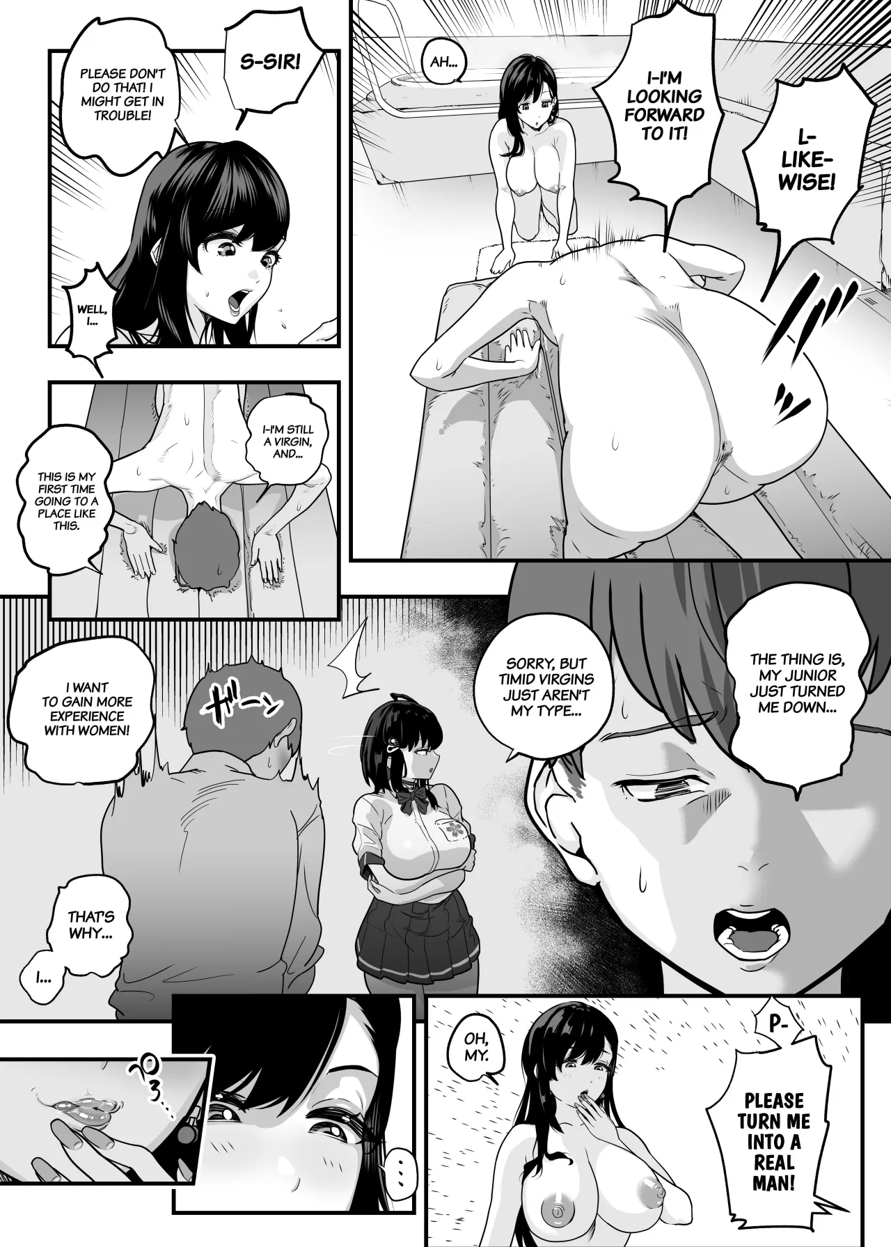 Gachikoi Fuuzoku -Shoufu-san ni Doutei Chinpo o Kitaete Morau Hanashi- 9