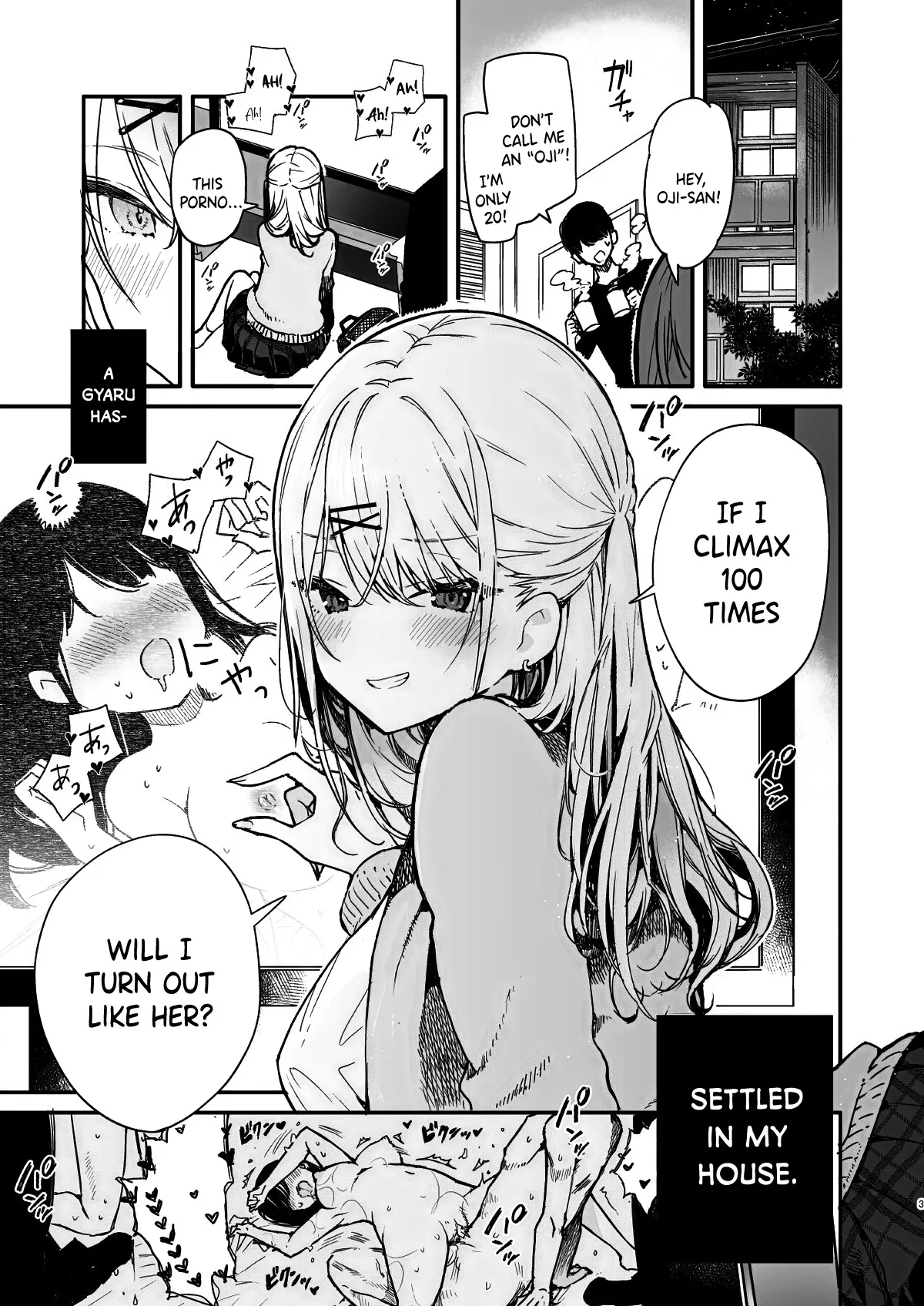 Gal Kanojo to Kageki AV no Mane shitara Taihen na Koto ni natta Ecchi 2