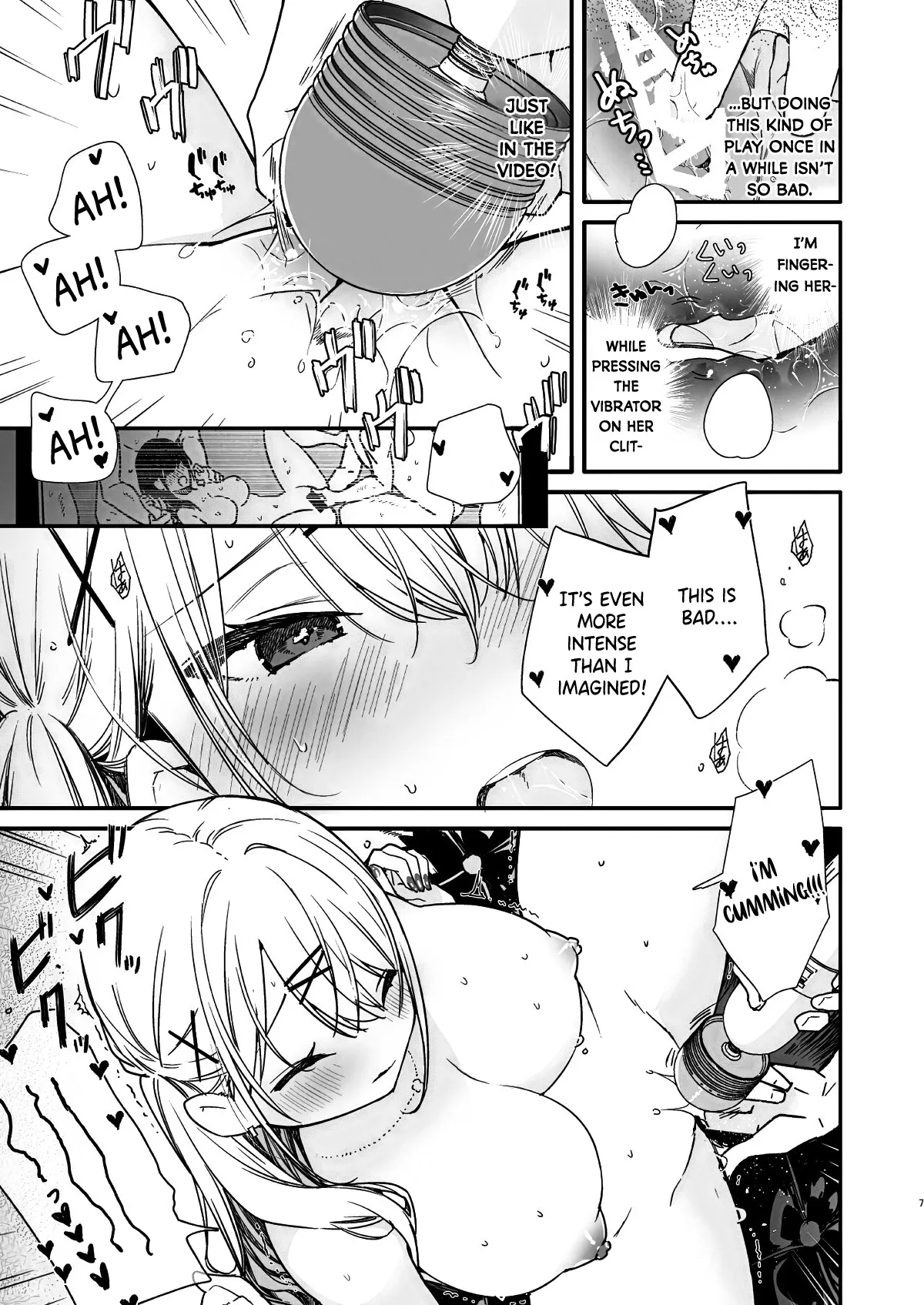 Gal Kanojo to Kageki AV no Mane shitara Taihen na Koto ni natta Ecchi 6