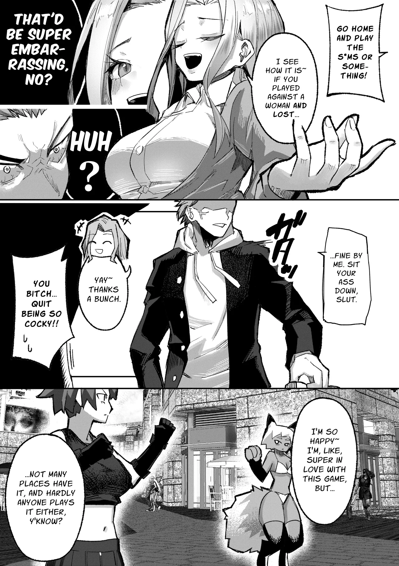 Gal Pro Gamer-sama no Nama Oppai wo Fan no Mae de Sarashite Yaru yo 6