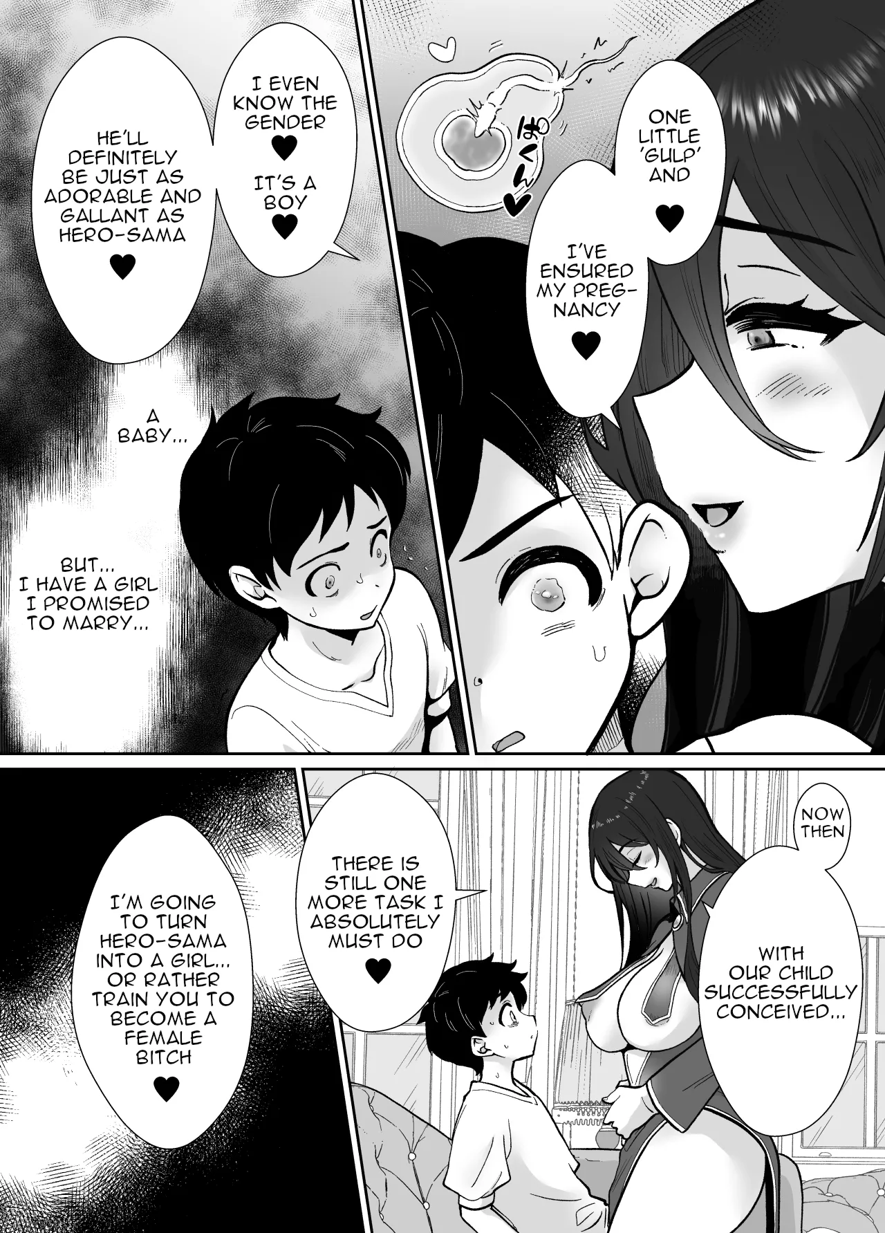 Gekijuu Shuchaku Mahou Tsukai to Futanari Shitsuji ni Yoru Yuusha-sama Shosei Hakamase Namakoubi (Karano) Mesu-ka Choukyou Gyaku Rape 24