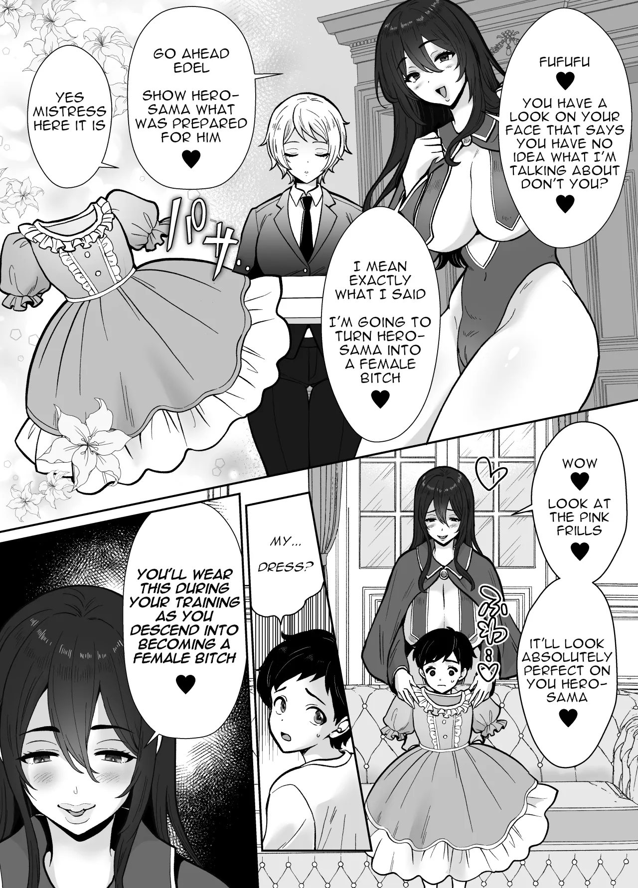 Gekijuu Shuchaku Mahou Tsukai to Futanari Shitsuji ni Yoru Yuusha-sama Shosei Hakamase Namakoubi (Karano) Mesu-ka Choukyou Gyaku Rape 25
