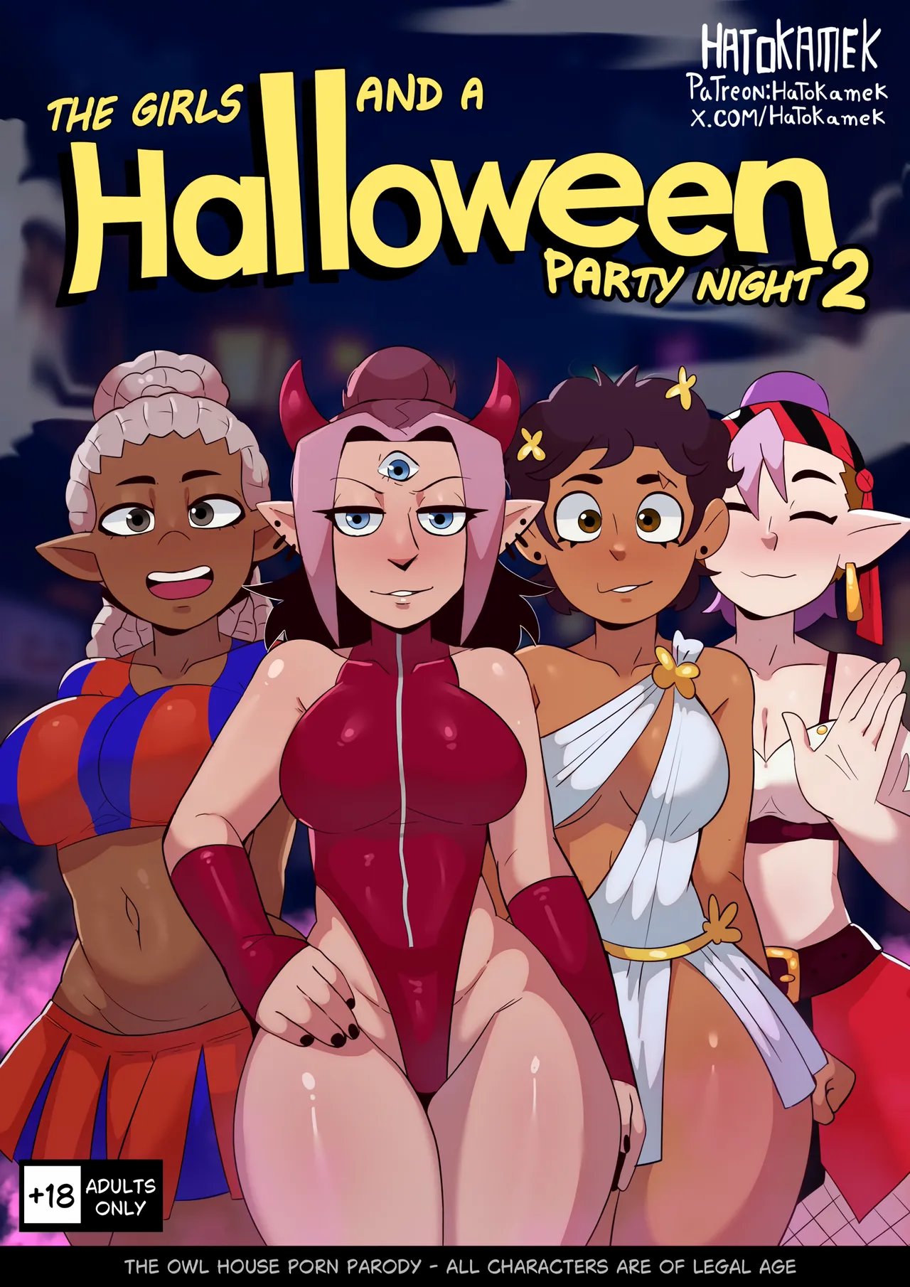 Girls at a Halloween Party 2 (WIP) 1