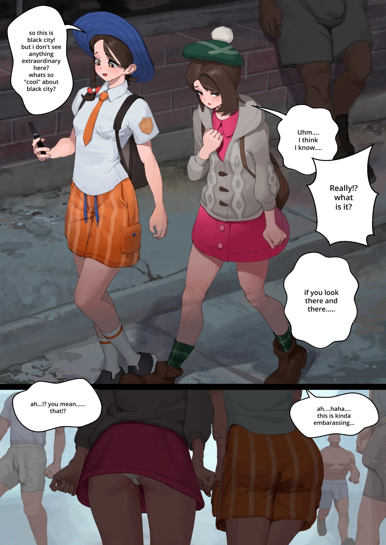 Gloria and Juliana visit Black City 1