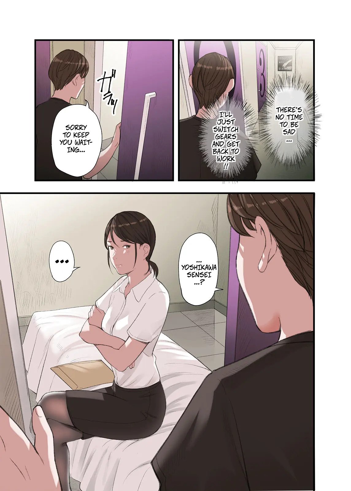 [Gomikasu Tarou (Namaribou Nayonayo)] Boku… Josei You Fuuzoku de Beit Shitemashite…. Ch. 3 | I… Work Part-time At a Sex Establishment Catering To Women 3 17