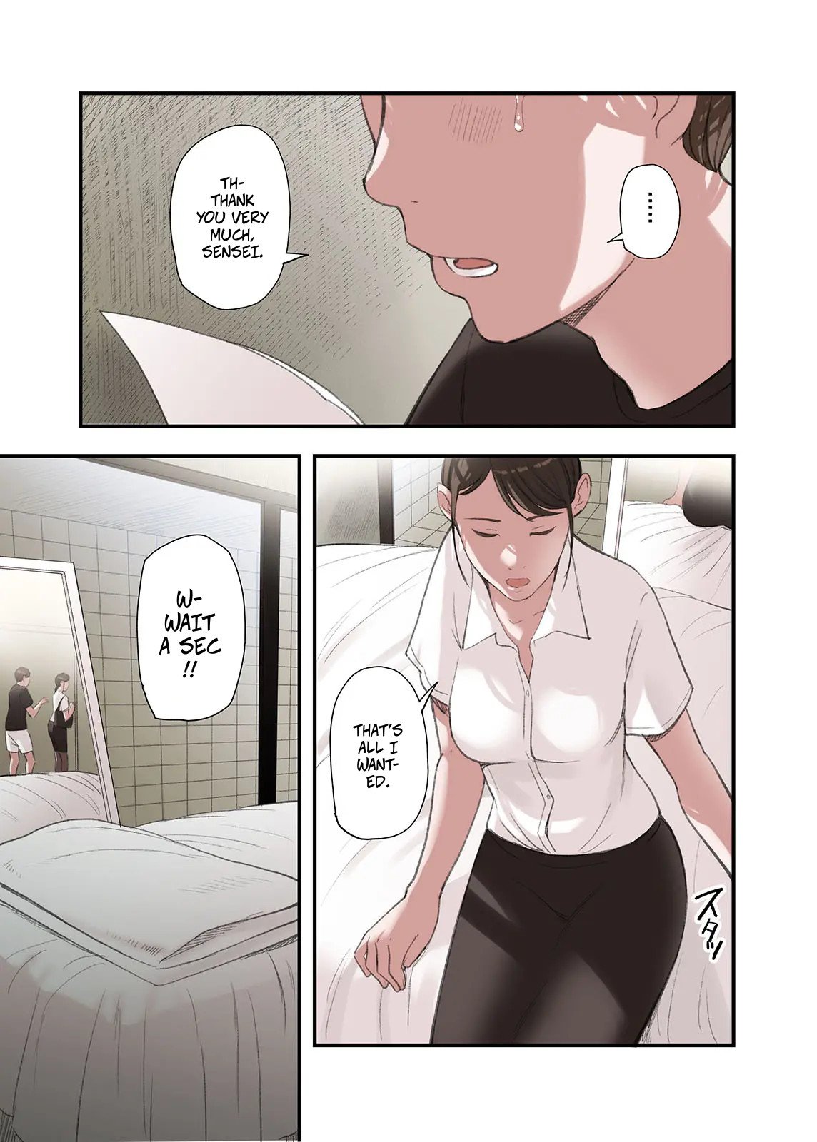 [Gomikasu Tarou (Namaribou Nayonayo)] Boku… Josei You Fuuzoku de Beit Shitemashite…. Ch. 3 | I… Work Part-time At a Sex Establishment Catering To Women 3 21