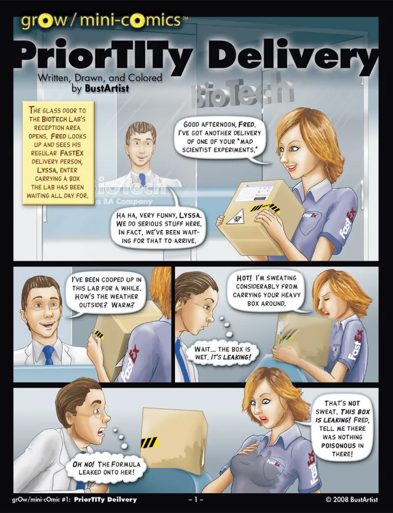 Grow Mini Comics 1 – PriorTITY Delivery 3