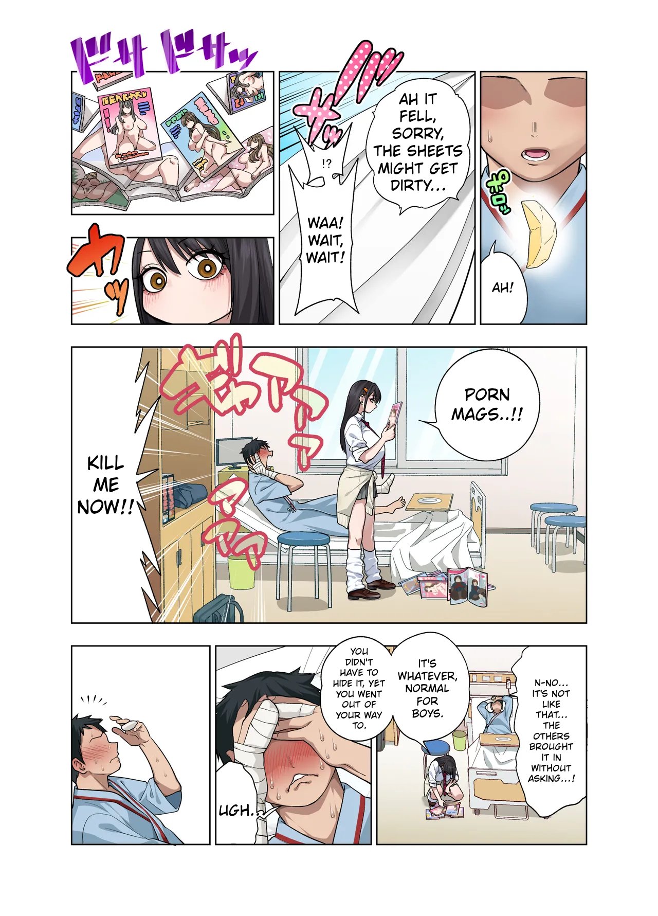 [Gujira 4 Gou (Gujira)] Nuite Moraimakuri Nyuuin Seikatsu ~Tasuketa Cool-Gyaru wa Jitsu wa Sukebe deshita~ 6