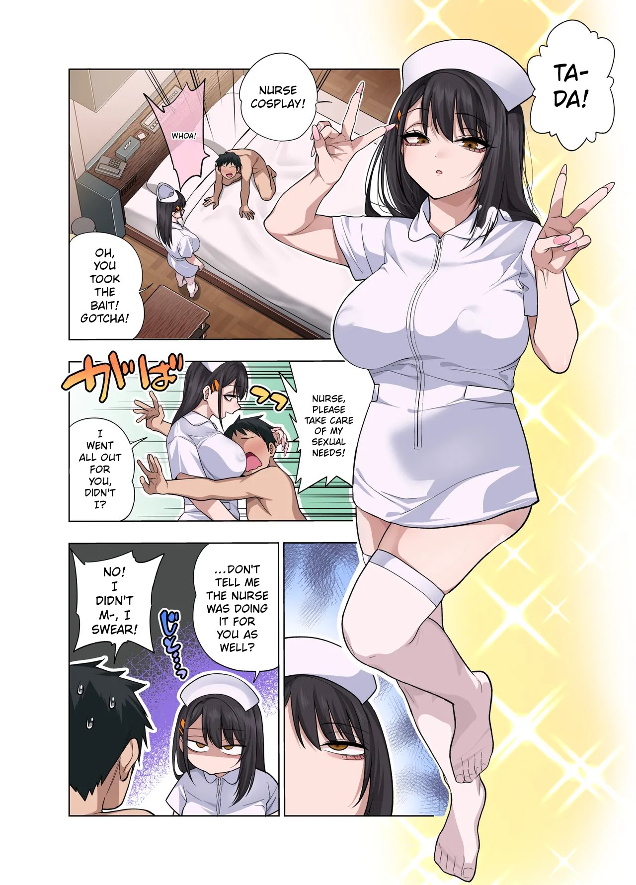 [Gujira 4 Gou (Gujira)] Nuite Moraimakuri Nyuuin Seikatsu ~Tasuketa Cool-Gyaru wa Jitsu wa Sukebe deshita~ 64